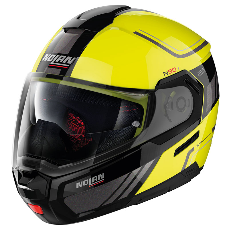 Nolan N90.3 Voyager N-com Nero Giallo Led | MotoStorm