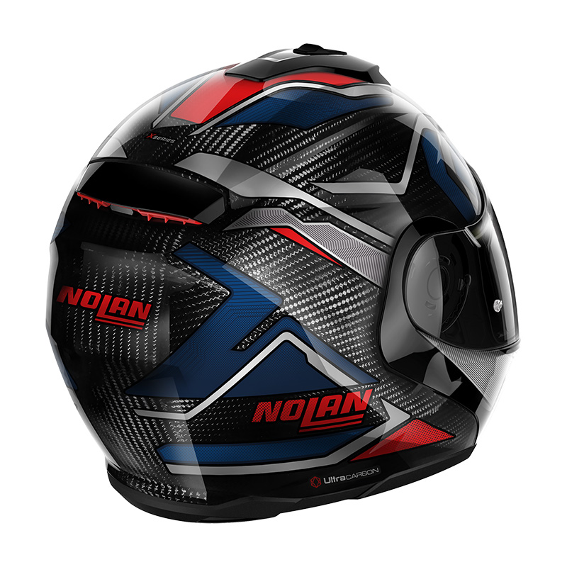 Nolan X 1005 Ultra Carbon Sandglass N com Blue Red U15000672052 Modular Helmets MotoStorm