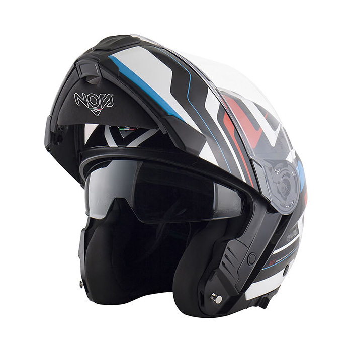 Nos NS-15F テナックス モジュラーヘルメット レッドブルー