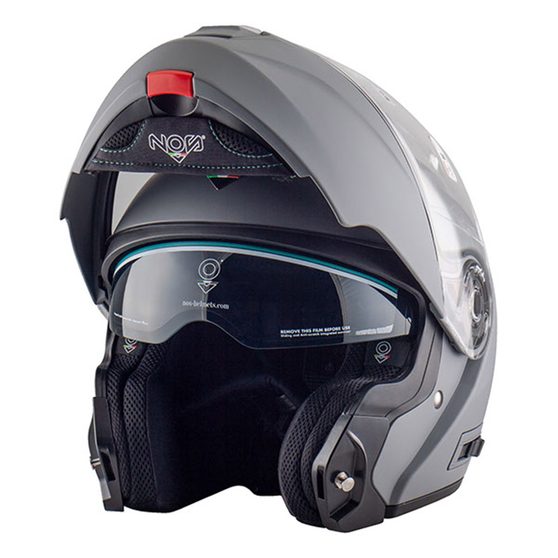 Casco Modulare NOS NS 8 Seal grigio opaco