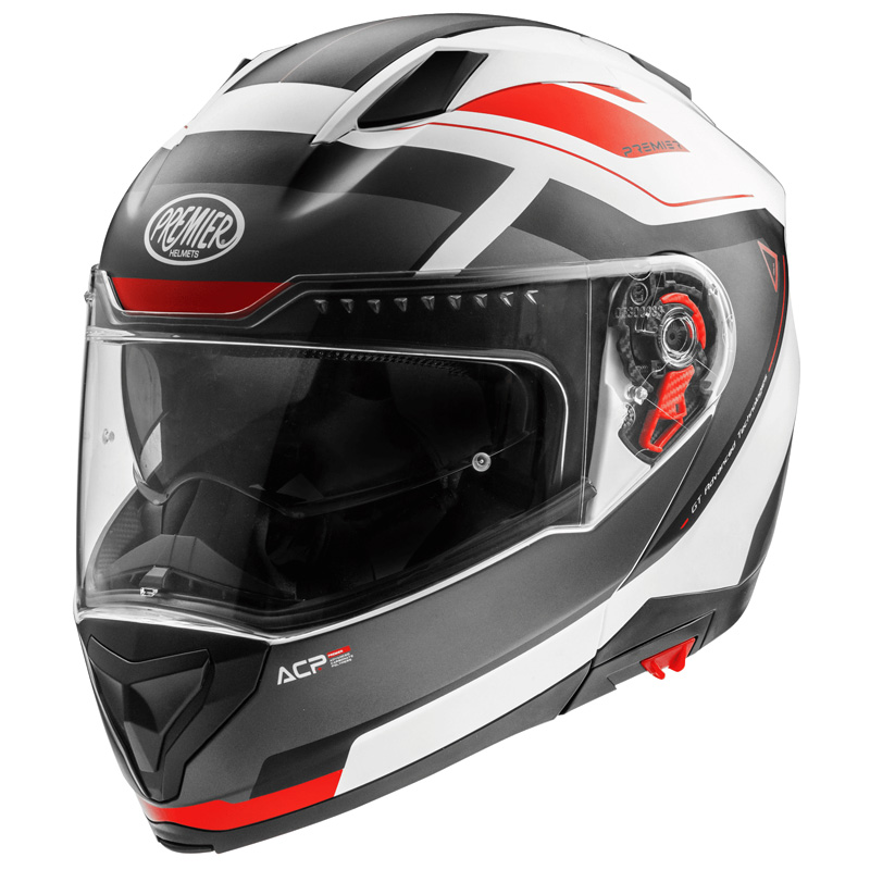 Casco Modulare Premier Delta Evo AS 2 BM bianco rosso