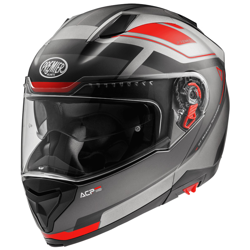 Casco Modulare Premier Delta Evo AS 17 BM rosso