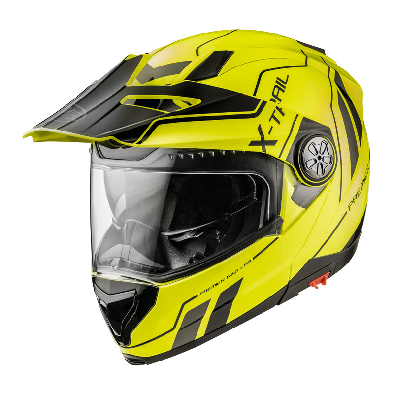 Casco Modulare Premier X-trail Xt Fluo Giallo | MotoStorm