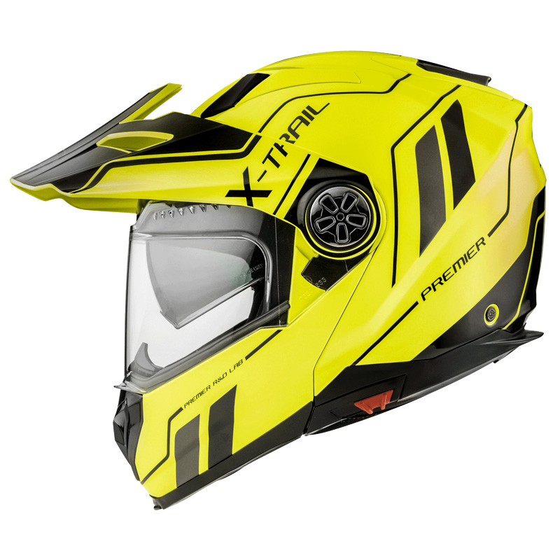 Casco Modulare Premier X-trail Xt Fluo Giallo | MotoStorm