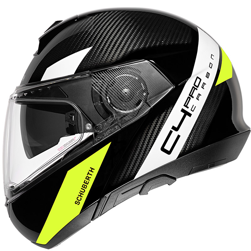 Casco Schuberth C4 Pro Carbon 3k Avio Giallo | MotoStorm
