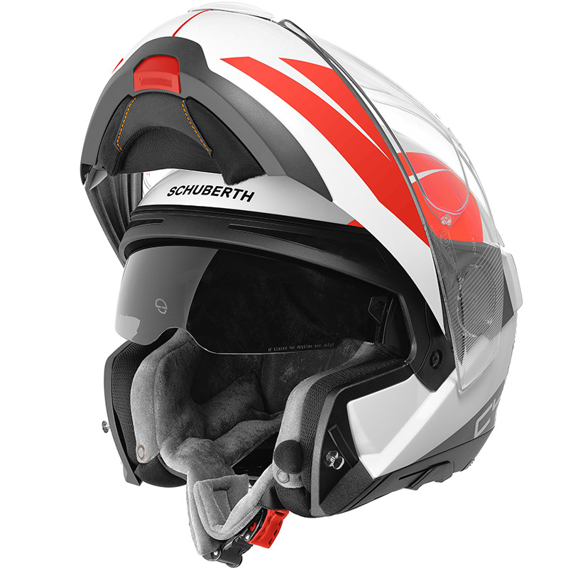 Casco Modulare Schuberth C4 Pro Merak Bianco | MotoStorm