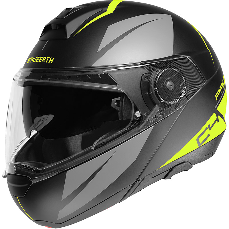 Tacón Ecología tarjeta Casco modular Schuberth C4 Pro Merak amarillo SCH-454924 Cascos Modulares |  MotoStorm