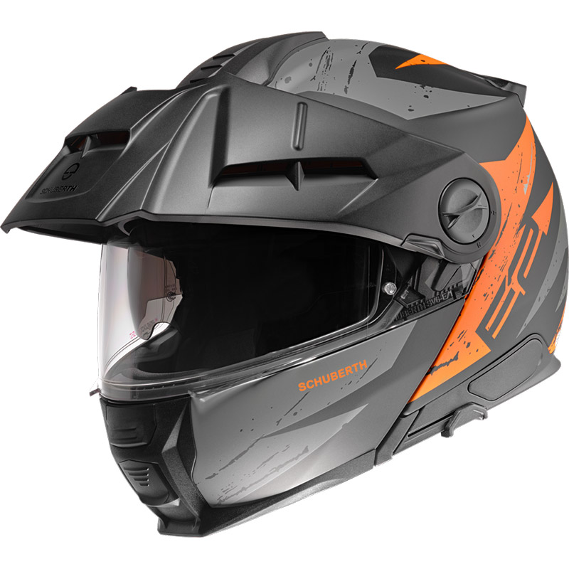 Casco Modulare Schuberth E2 Explorer arancio