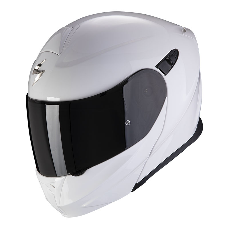 Casco Helmet Modulare SCORPION EXO 920 SOLID Black Nero lucido Taglia XL 