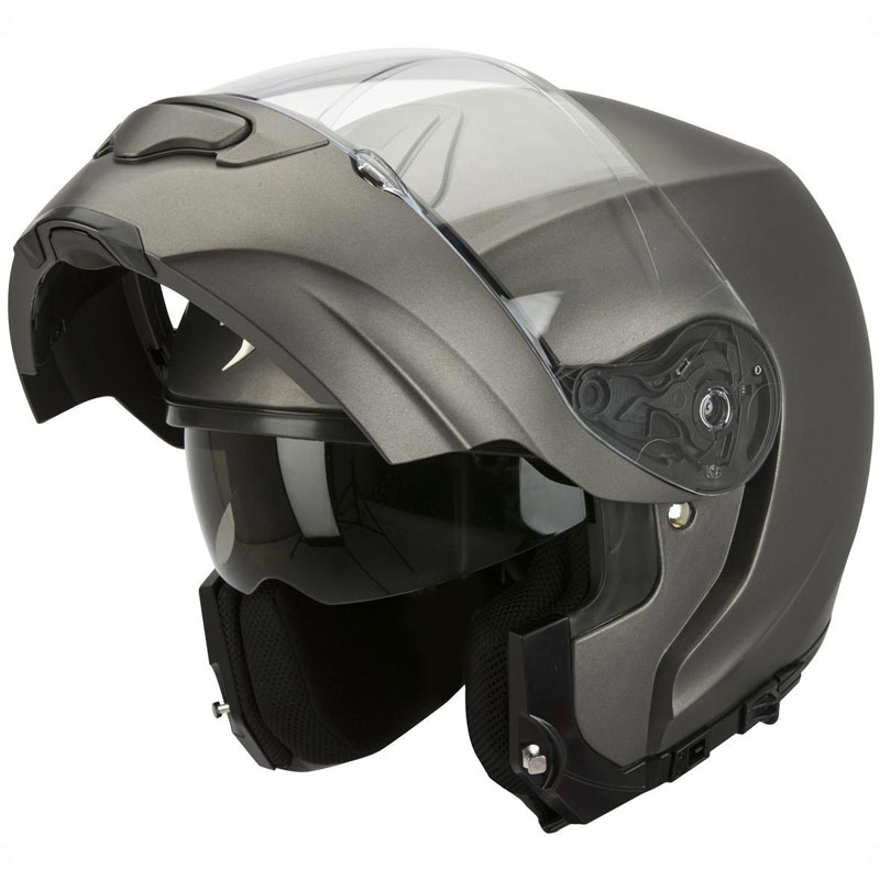 Scorpion Exo-3000 Air Solid Matt Grey SC-27-100-67 Modular Helmets |  MotoStorm