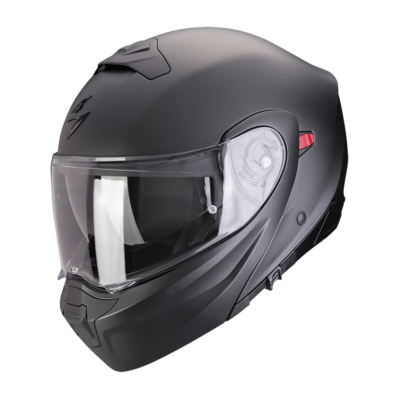 Casco Modulare Scorpion Exo 930 Evo Solid nero opaco