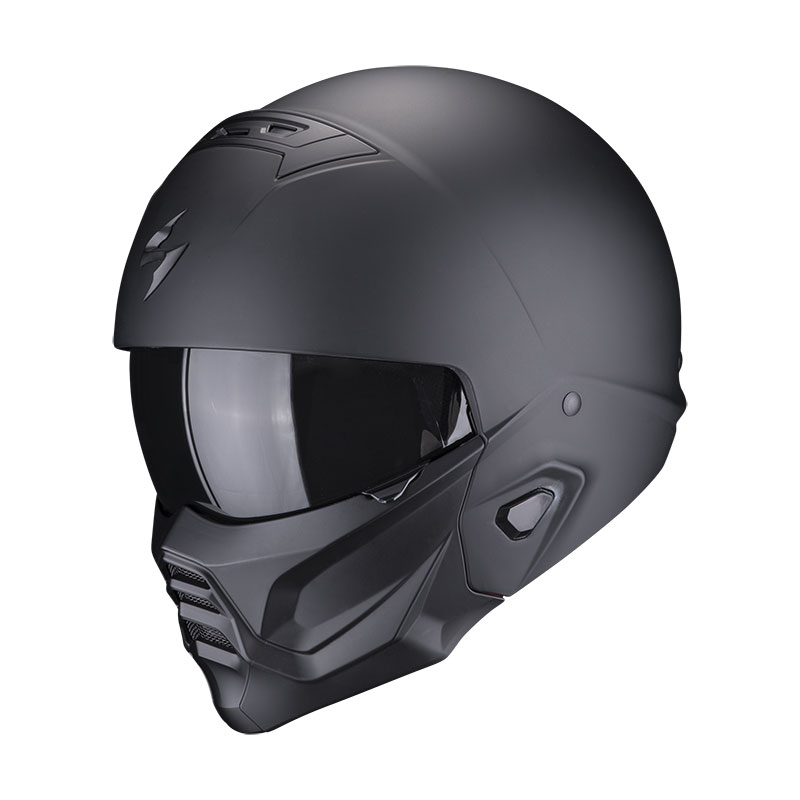 Lol schijf George Hanbury Scorpion Exo Combat 2 Solid Helmet Black Matt 182-100-10 Modular Helmets |  MotoStorm