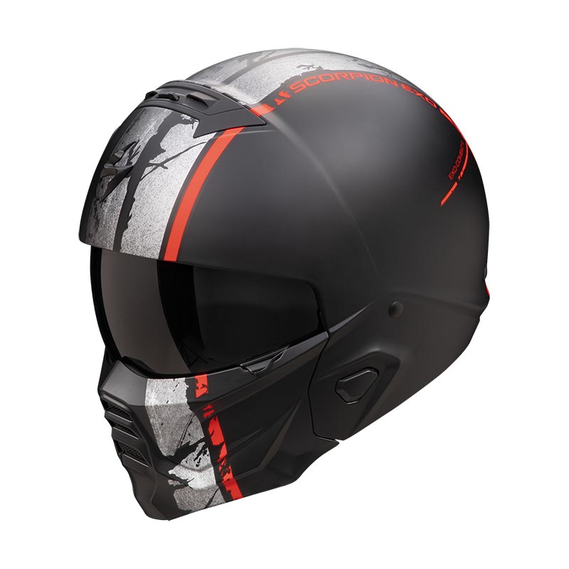 Casco Scorpion EXO Combat 2 Lord rosso