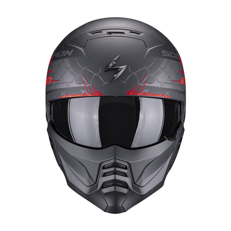 Scorpion Exo-Combat Evo Helmet Streetfighter Jet With Optional Accessories