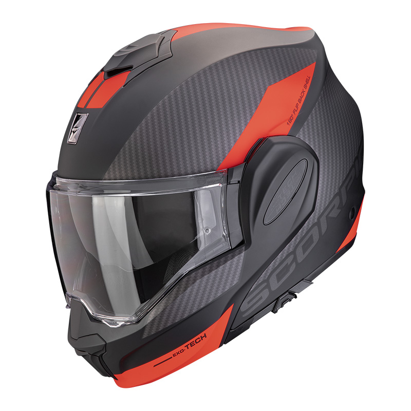 Casco Scorpion EXO Tech Evo Team rosso