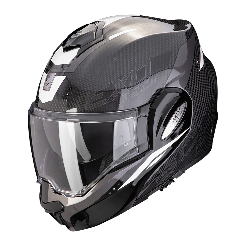 Casco Scorpion EXO Tech Evo Carbon Rover bianco