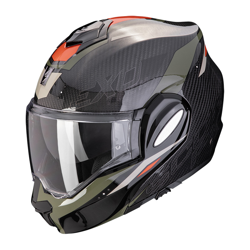 Scorpion Exo Tech Evo Carbon Rover Helmet Green