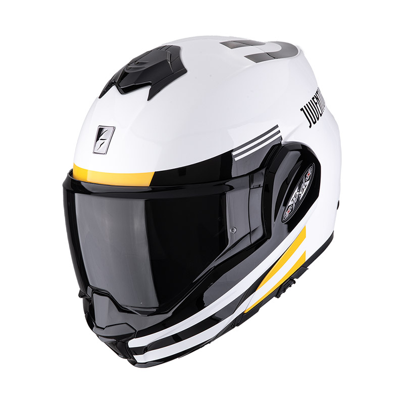 Casco Scorpion Exo Tech Evo Pro Juventus bianco