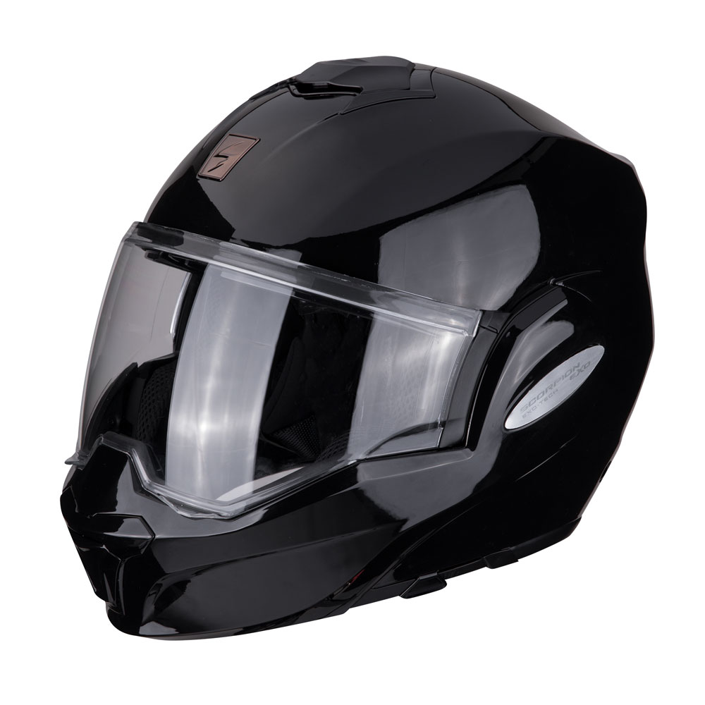 Casco Modulare Scorpion Exo Tech Solid Nero | MotoStorm