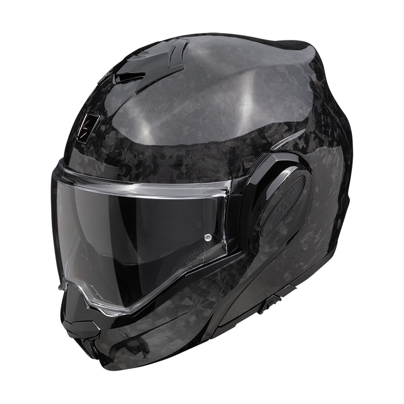 Scorpion EXO Tech Evo Carbon Onyx Helm schwarz