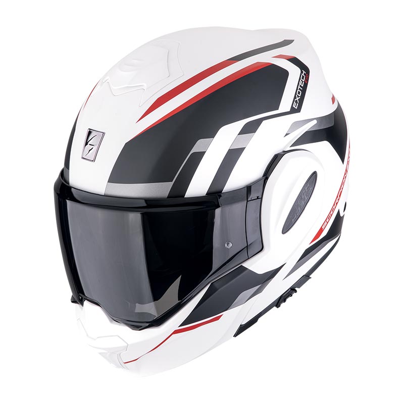 Scorpion EXO Tech Evo Furio Helm weiss mat