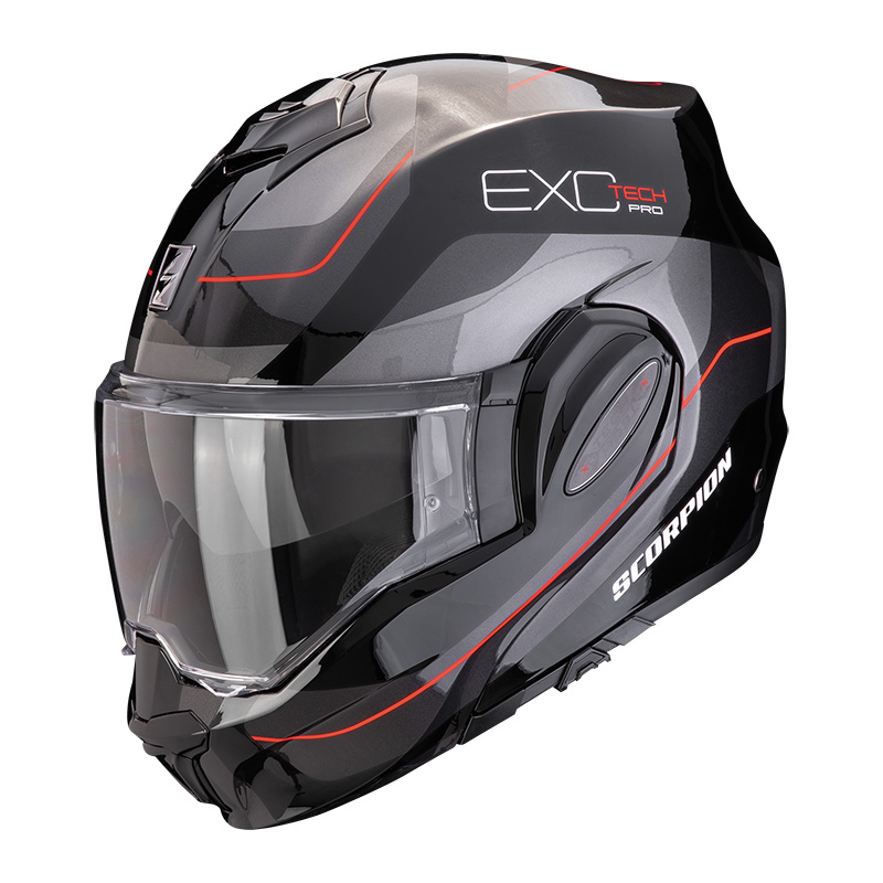Scorpion Exo Tech Evo Pro Commuta Helm rot
