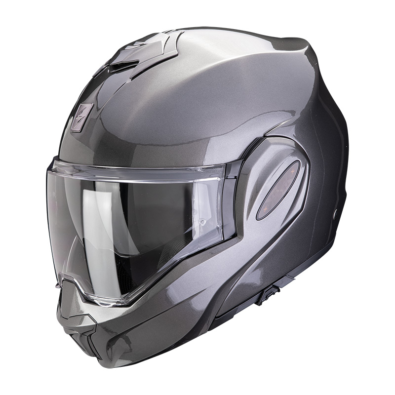 Casque Scorpion Exo Tech Evo Pro Solid gris métallisé Casques