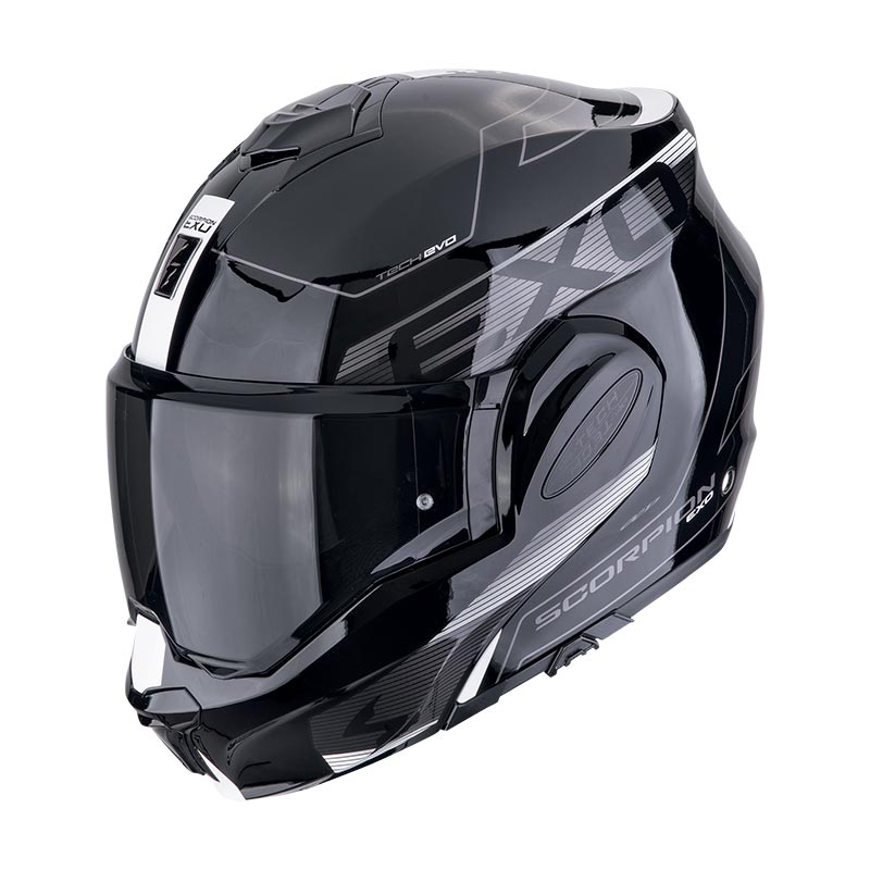 Scorpion EXO Tech Evo Traveller Helm weiss