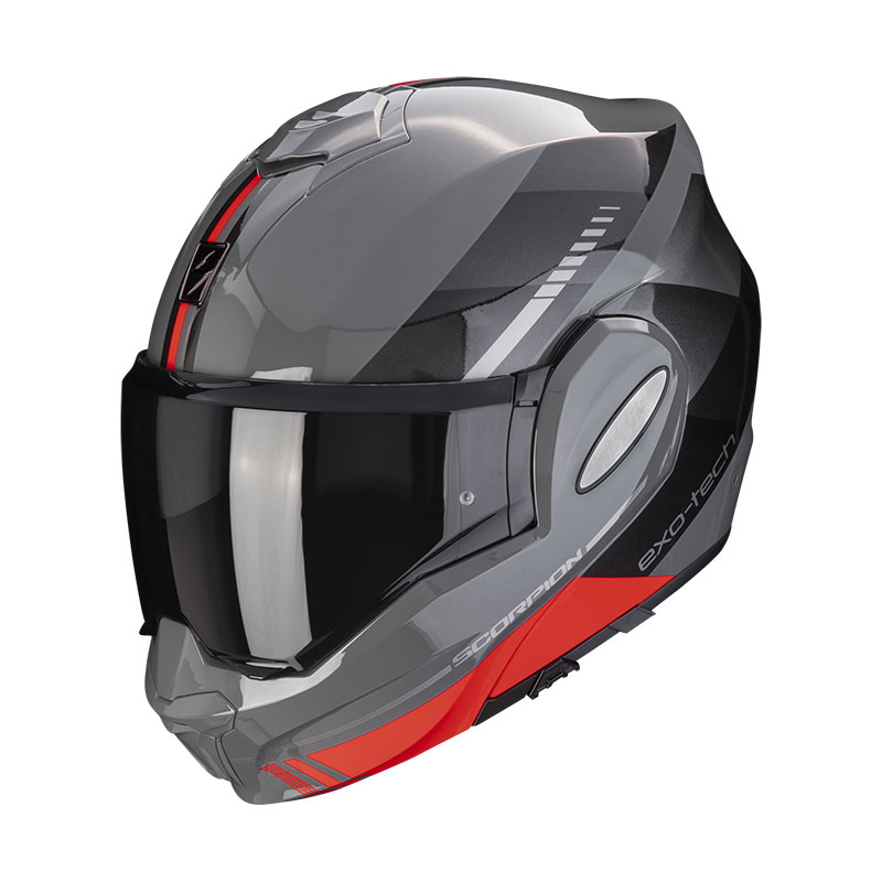 Casco Scorpion EXO Tech Evo Genre grigio rosso