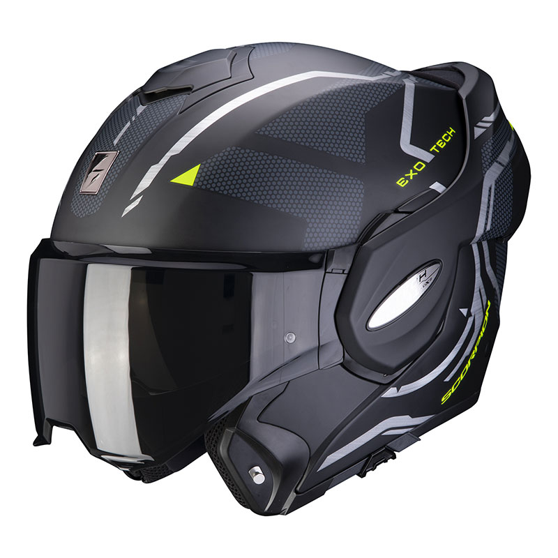 Scorpion EXO-TECH SQUARE Matt Black-Red XS