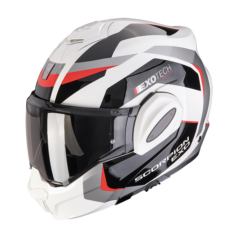Scorpion Exo Tech Evo Pro Acuti Helmet Grey Red