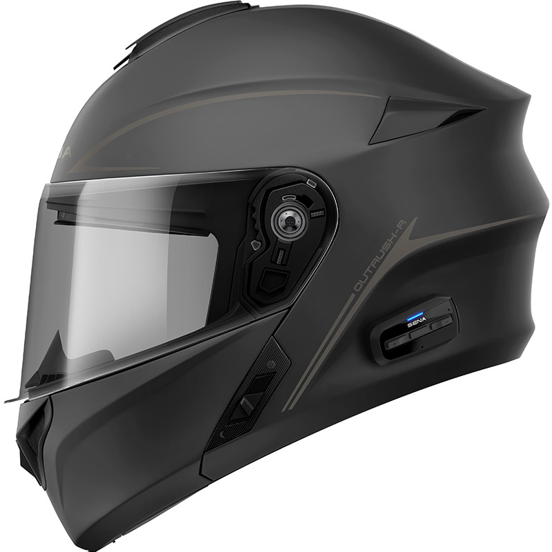 Sena Outrush R Modular Helmet Black Matt OUTRUSHRMB Modular Helmets