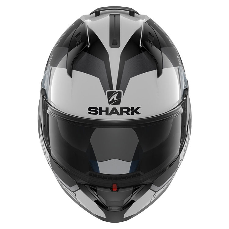 Shark Evo-one 2 Slasher White Black Grey HE9714EWKS Modular Helmets ...