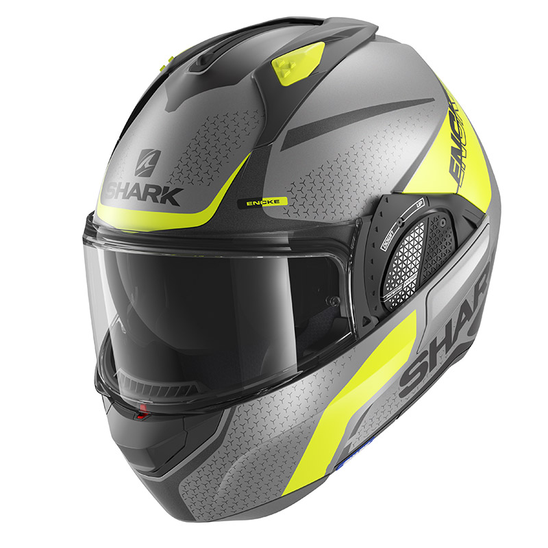 Shark Evo Gt Encke Mat Modular Helmet Yellow HE8915EAYK Modular