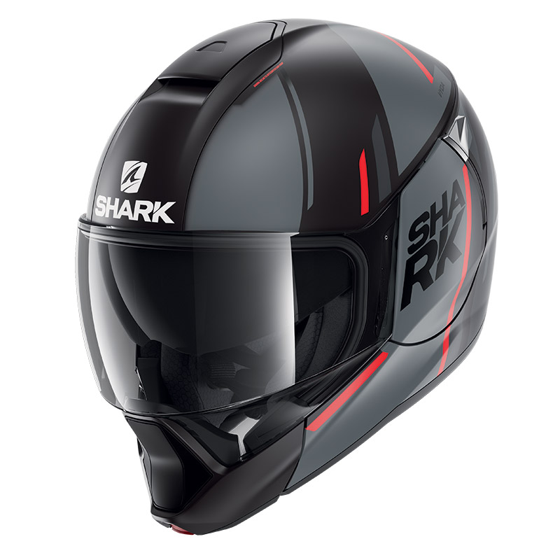 Casco modular Shark Evo Jet Vyda Mat rojo HE8809EKAR Cascos Modulares