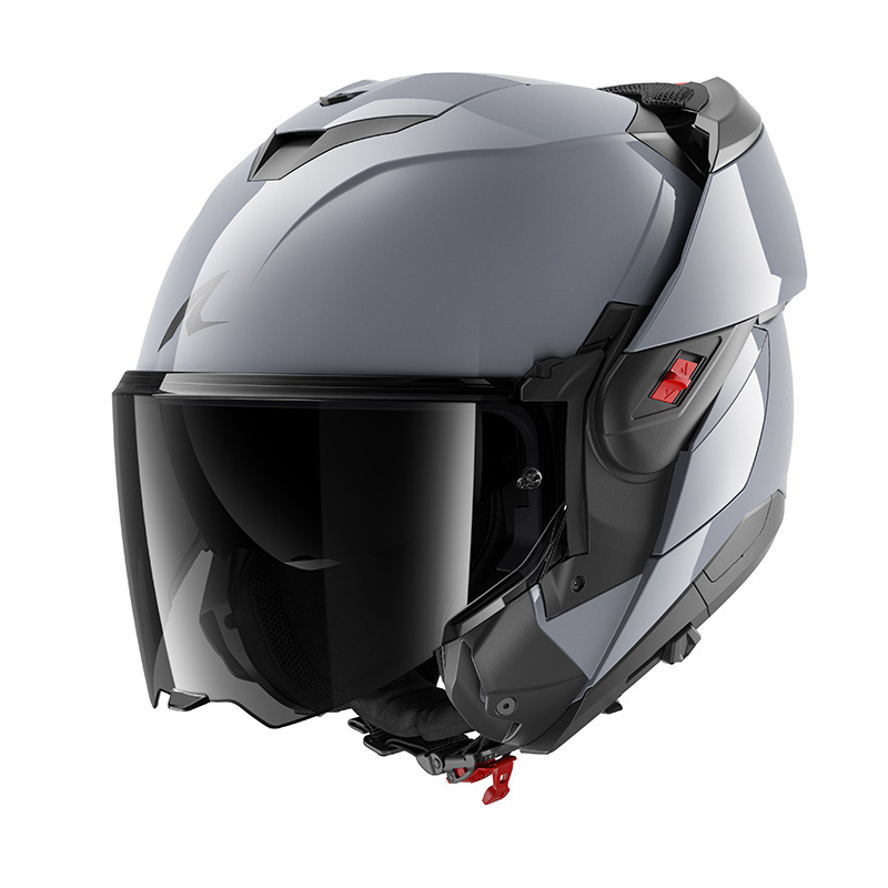 Shark Oxo Dark Shadow Modular Helmet Grey