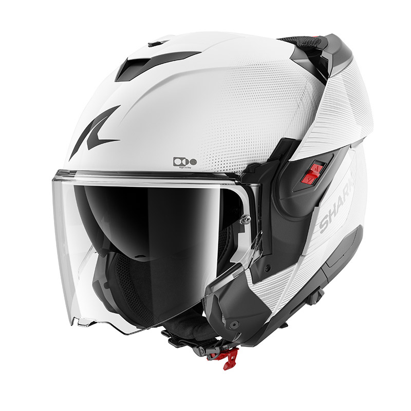 Casco Modular Shark Oxo Sp Lyne blanco