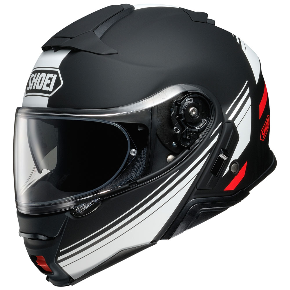 Shoei Neotec 2 Separator TC5 nero bianco rosso opaco