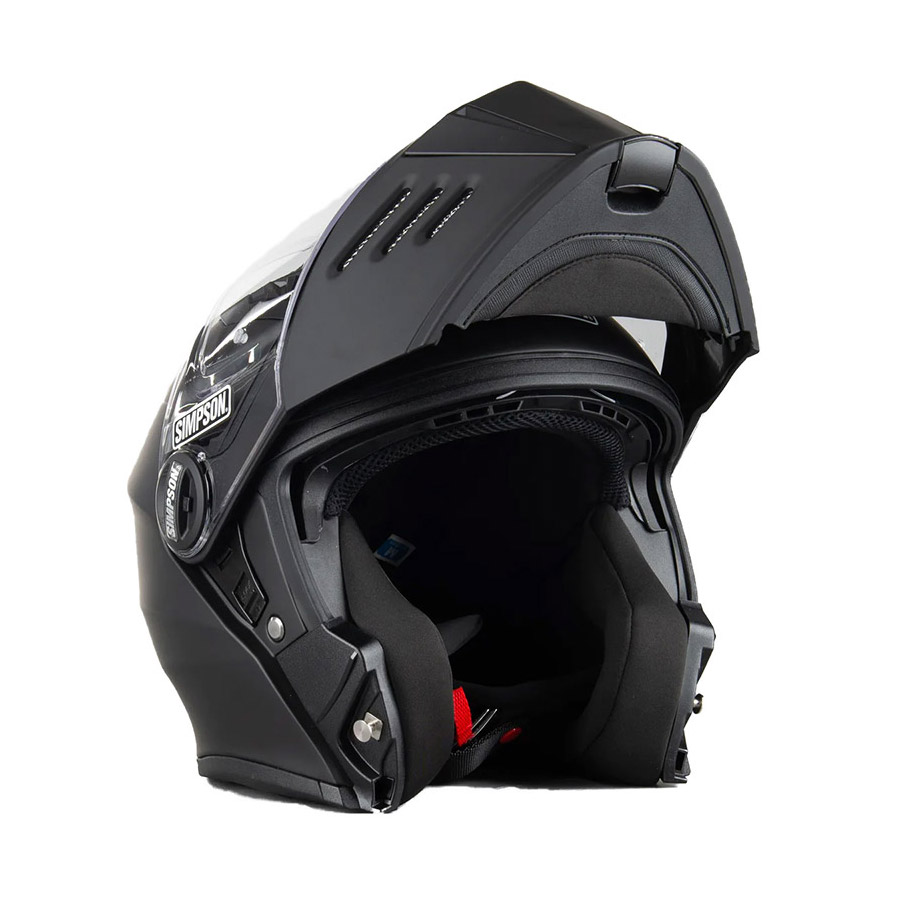 Casco Modulare Simpson Darksome 2206 nero opaco