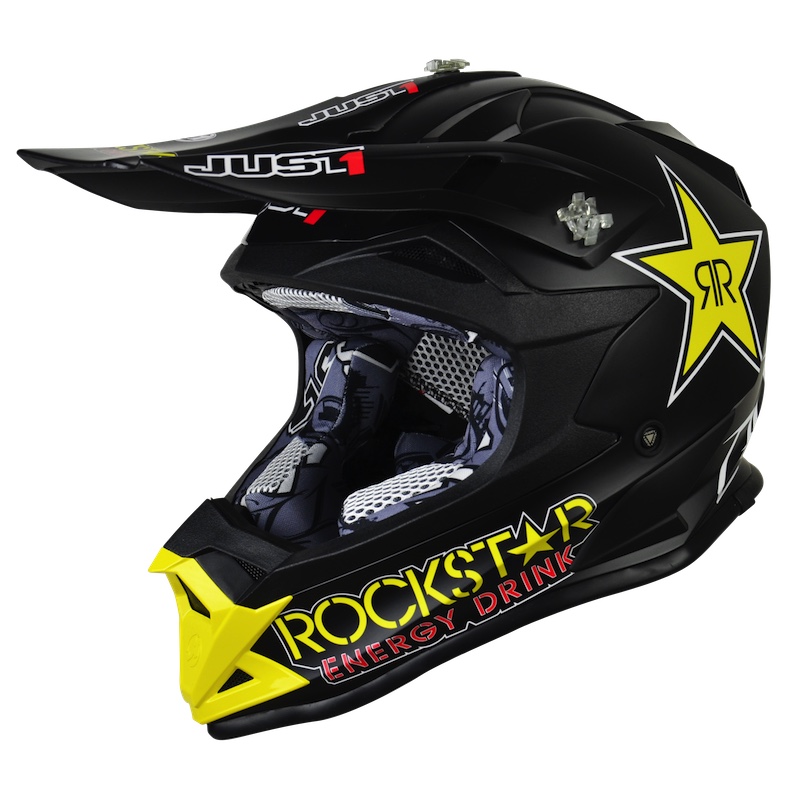 JUST1 Helmet J32 Pro Kids Rockstar Size 52-YL,