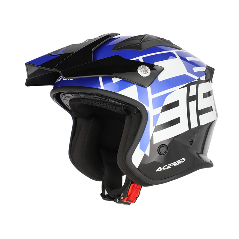 Casque Acerbis Jet Aria 2206 Graphic noir bleu