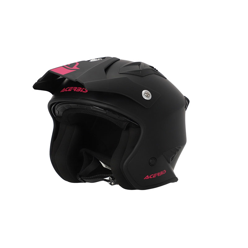 Casco Acerbis Jet Aria 2206 nero rosa