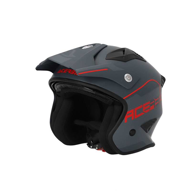 Casco Acerbis Jet Aria 2206 grigio rosso