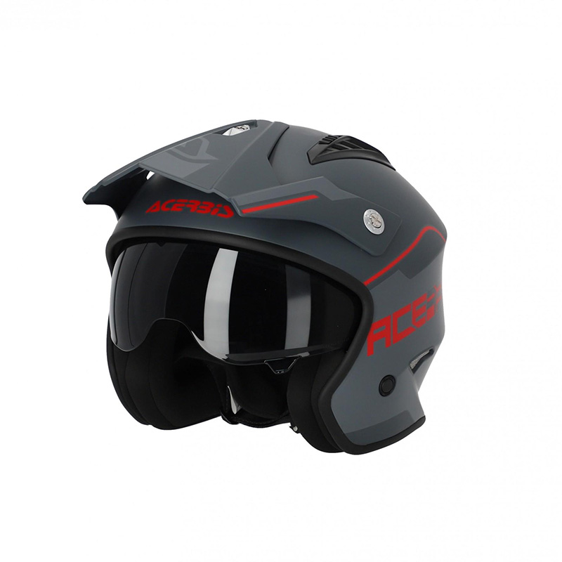 Acerbis Trial-Casque Jet Aria Gris/Blanc Acerbis Trial-Casque Jet Aria Gris/Blanc