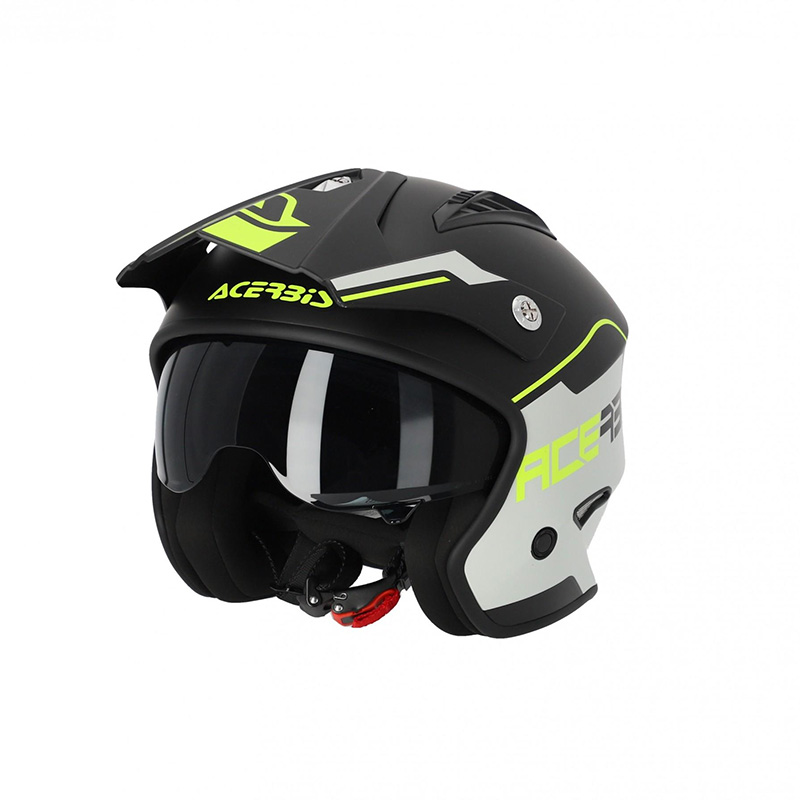 Casco Acerbis Jet Aria Nero Giallo Fluo | MotoStorm