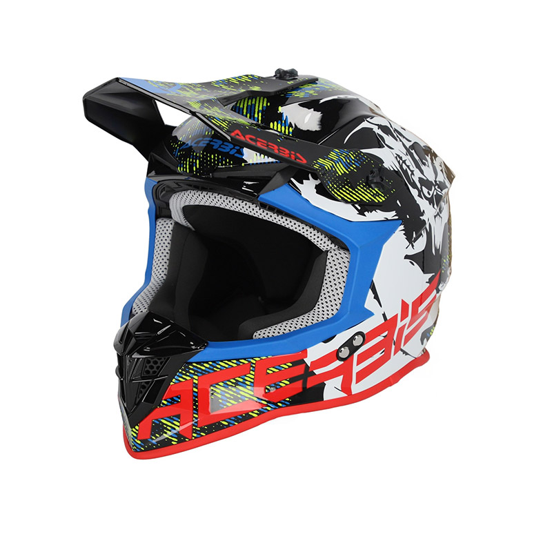 Casco Acerbis Linear 2206 bianco nero