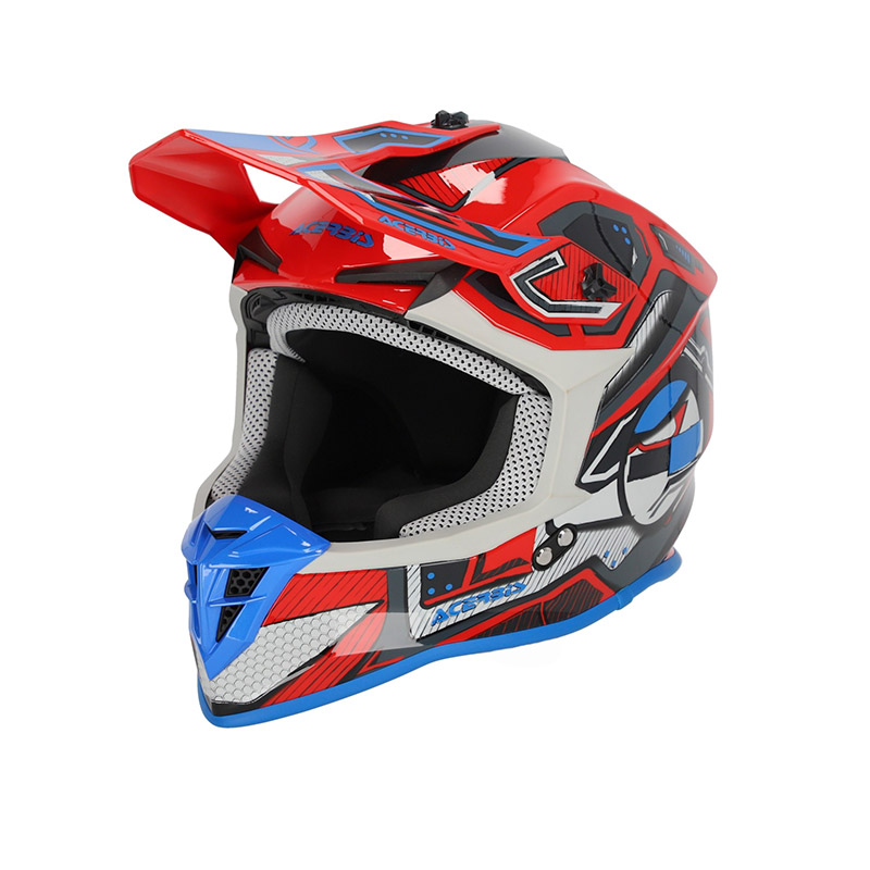 Casco Acerbis Linear 2206 rosso blu