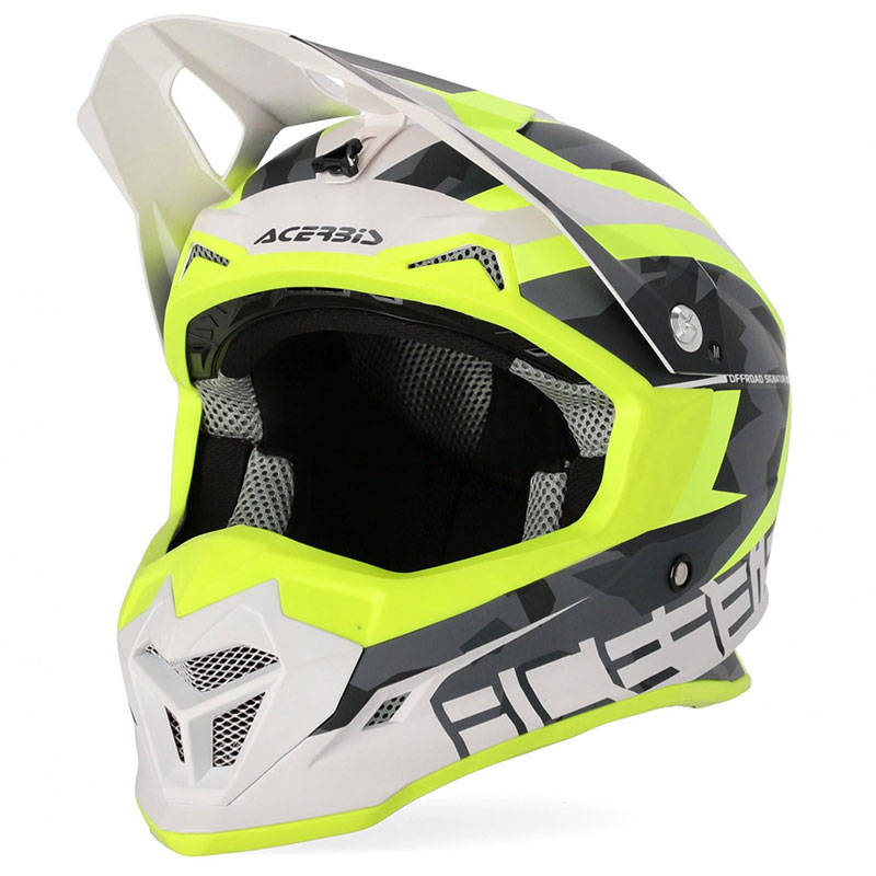 Casco Acerbis Profile 4 giallo bianco