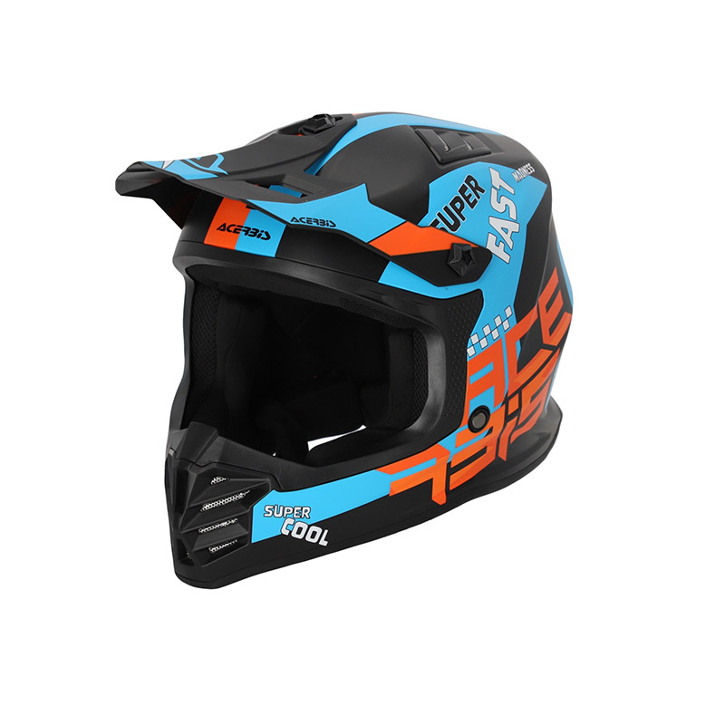 Casco Acerbis Profile Junior nero arancio