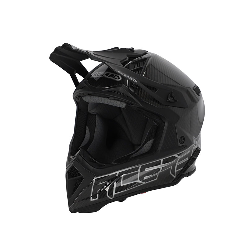 Casco Acerbis Steel Carbon 2206 nero grigio